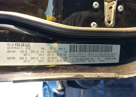 2018 Jeep Compass Altitude Fwd z USA, uszkodzony, nr VIN 3C4NJCBB0JT502028